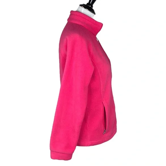 Columbia Sportswear' Benton Springs Fleece Jacket Pink Size XLarge (18/20) - Picture 3 of 9